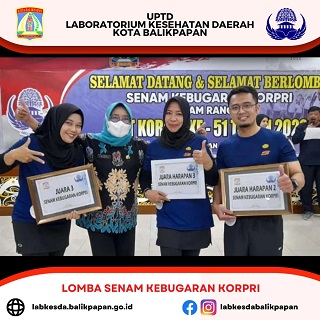  Lomba Senam Kebugaran Korpri Dalam Rangka HUT KORPRI ke-51